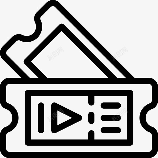 电影票25号购物中心直拨图标svg_新图网 https://ixintu.com 25号 电影票 直拨 购物中心