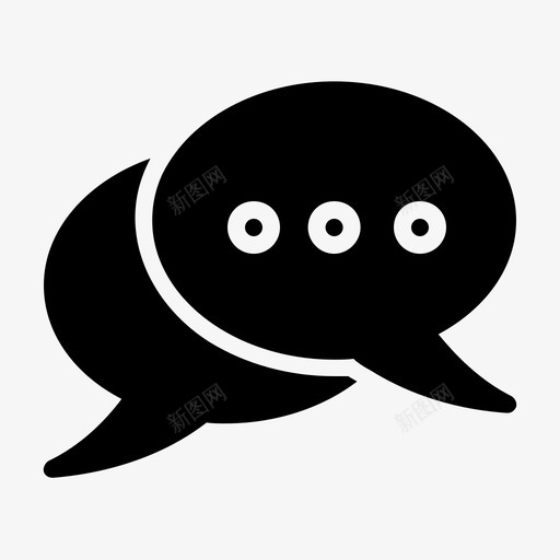 语音泡泡聊天电话图标svg_新图网 https://ixintu.com 固体 泡泡 电话 聊天 语音