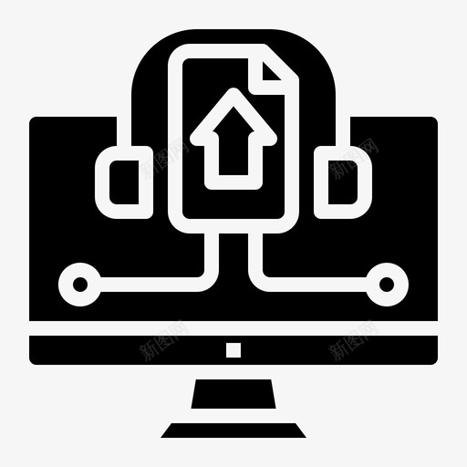 在线学习数字化学习扎实图标svg_新图网 https://ixintu.com 在线学习 学习 扎实 数字化