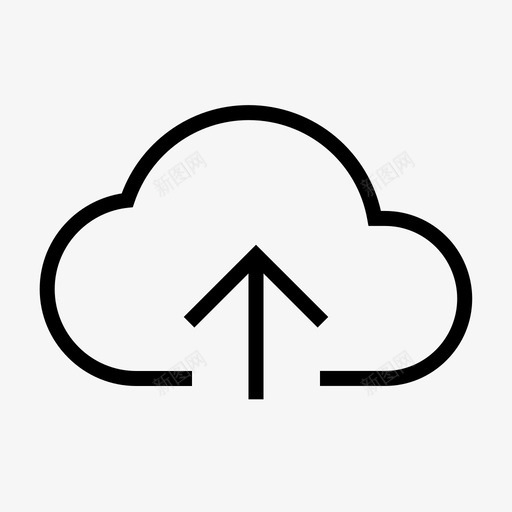 云上传数据库服务器图标svg_新图网 https://ixintu.com 上传 图标 基本 存储 数据库 服务器