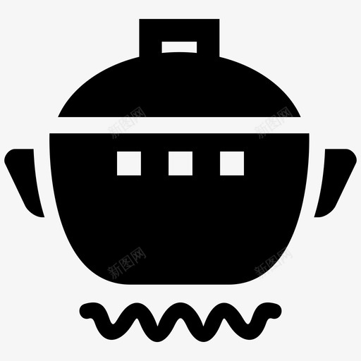 酱汁锅厨师烹饪图标svg_新图网 https://ixintu.com 厨师 厨房 器具 烹饪 酱汁