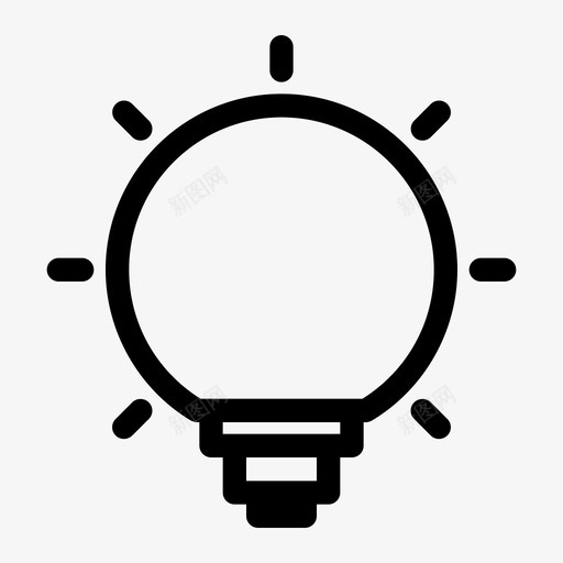 灵感想法聪明图标svg_新图网 https://ixintu.com 学校 思考 想法 灵感 聪明