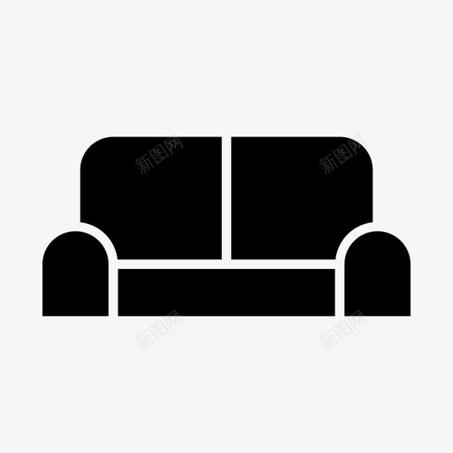 沙发座椅坐姿图标svg_新图网 https://ixintu.com 内雕 坐姿 室内 座椅 沙发