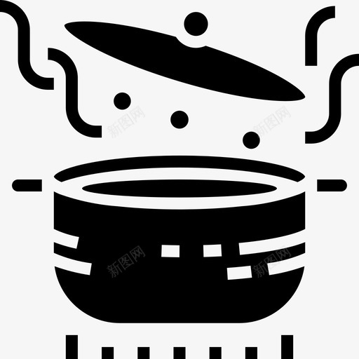 煮沸餐厅70固体图标svg_新图网 https://ixintu.com 固体 煮沸 餐厅