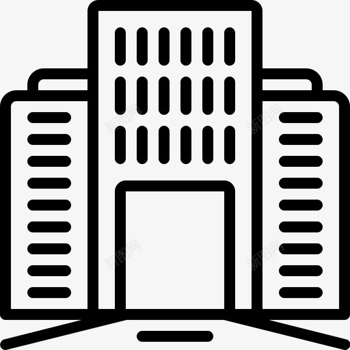 商业建筑房地产图标svg_新图网 https://ixintu.com 商业 建筑 房地产