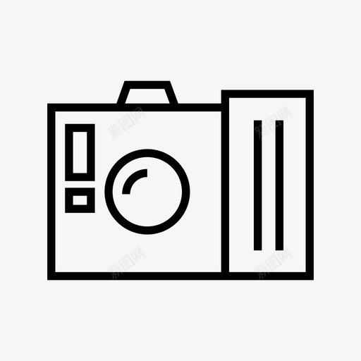 相机数码胶卷图标svg_新图网 https://ixintu.com 摄影 数码 照片 相机 相机线 胶卷