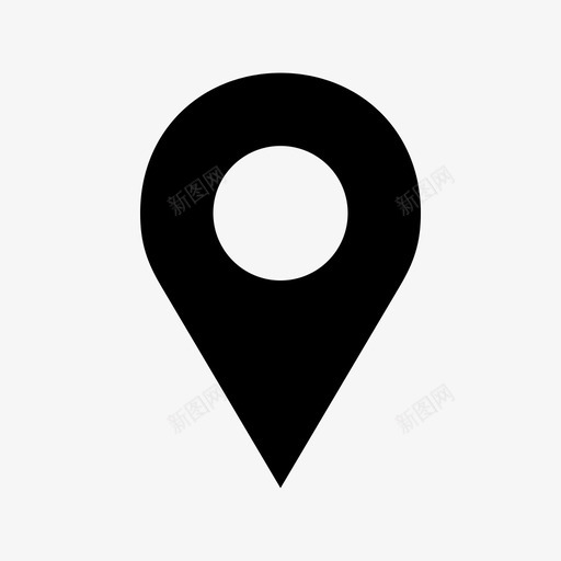 位置箭头光标图标svg_新图网 https://ixintu.com 位置 光标 地图 定位 箭头