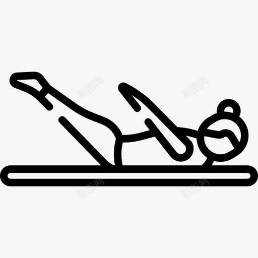 普拉提普拉提6直系图标svg_新图网 https://ixintu.com 普拉提 普拉提6 直系