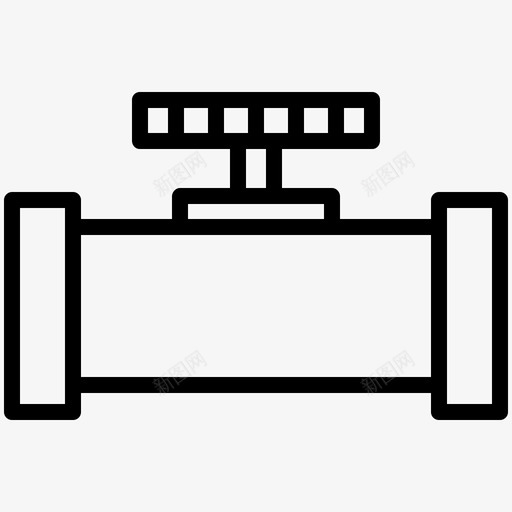 管道工业53线性图标svg_新图网 https://ixintu.com 工业 管道 线性