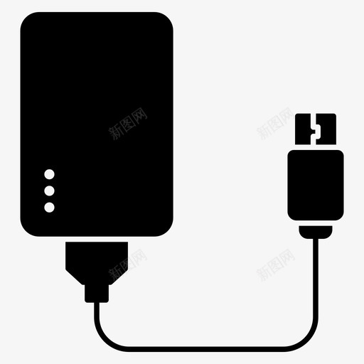 电源组充电设备硬件图标svg_新图网 https://ixintu.com usb 便携式 充电 图标 字形 电源 硬件 计算机 设备