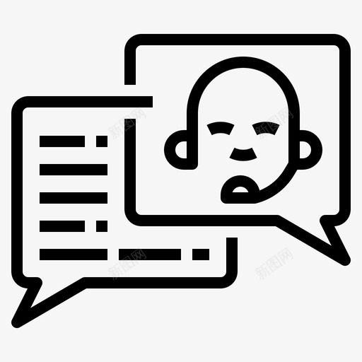 顾问业务客户关系管理图标svg_新图网 https://ixintu.com 业务 商业 客户关系 支持 模式 电话 管理 销售 顾问