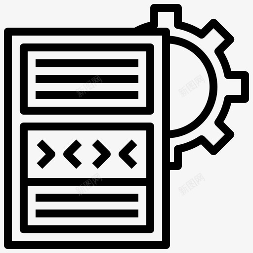 文件存档配置图标svg_新图网 https://ixintu.com 存档 工具 工程 文件 编辑 设置 配置