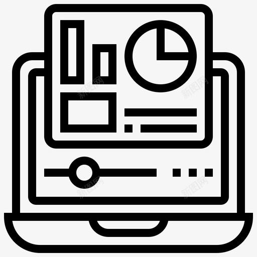 演示文稿图表数据图标svg_新图网 https://ixintu.com 图表 数据 数据库 文稿 演示 电脑 笔记本 管理 结果