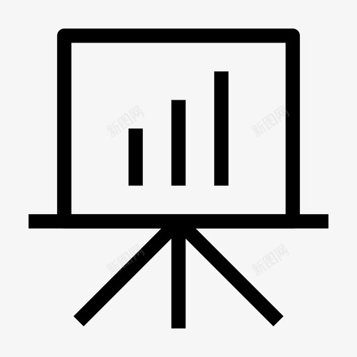 图形显示板业务图标svg_新图网 https://ixintu.com 业务 图形 图标 图表 显示