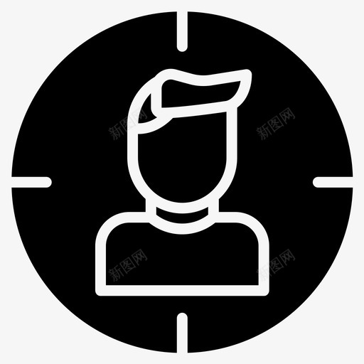 目标广告47坚固图标svg_新图网 https://ixintu.com 坚固 广告 目标