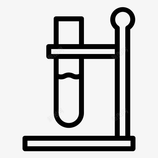 试管化学品实验室图标svg_新图网 https://ixintu.com 化学品 实验室 试管
