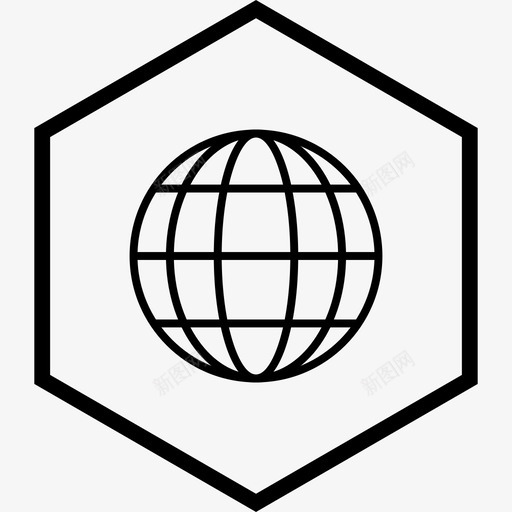 全球pin世界图标svg_新图网 https://ixintu.com 世界 全球 电子商务