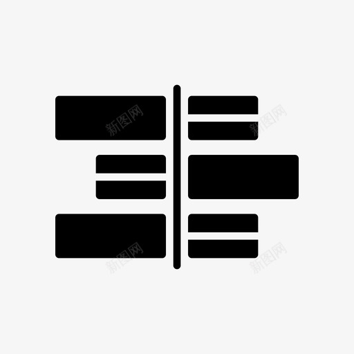 比较条形图图表图标svg_新图网 https://ixintu.com 信息 图表 实心 条形图 比较