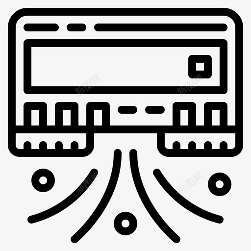 机器人吸尘器自动化清洁器图标svg_新图网 https://ixintu.com 吸尘器 智能 智能机 机器 机器人 清洁器 自动化