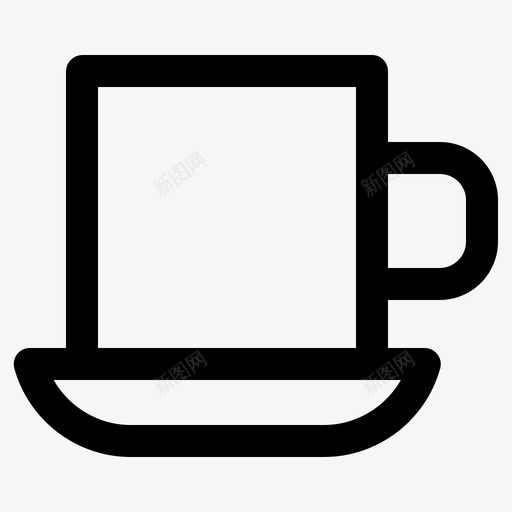 杯子茶茶杯图标svg_新图网 https://ixintu.com 杯子 茶杯