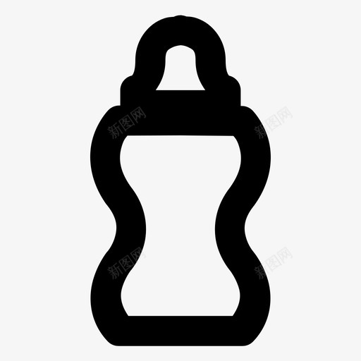 奶瓶饮料牛奶图标svg_新图网 https://ixintu.com 奶水 奶瓶 牛奶 饮料