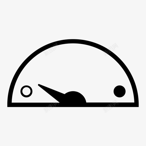 刻度盘空的满的图标svg_新图网 https://ixintu.com 仪表 刻度 性能 满的 空的 速度