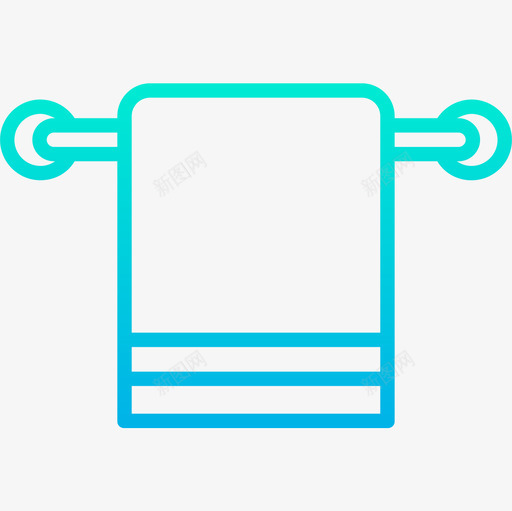 毛巾154号酒店gradient图标svg_新图网 https://ixintu.com 154号 gradient 毛巾 酒店