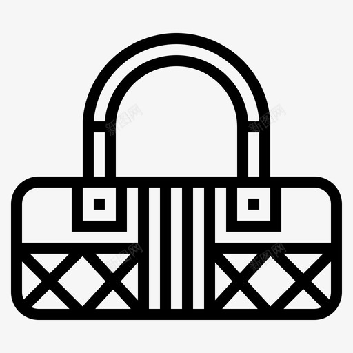 运动包19号包直线型图标svg_新图网 https://ixintu.com 19号包 直线 线型 运动