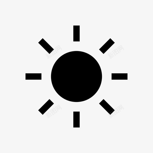 太阳旅行266直线图标svg_新图网 https://ixintu.com 太阳 旅行 直线