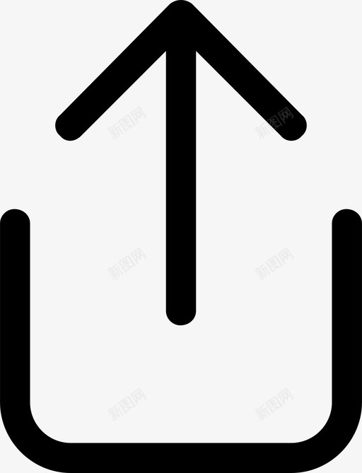 上传箭头上传文件图标svg_新图网 https://ixintu.com 上传 文件 箭头