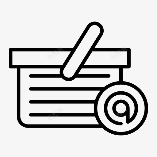 篮子地址购买图标svg_新图网 https://ixintu.com 商店 地址 篮子 购买