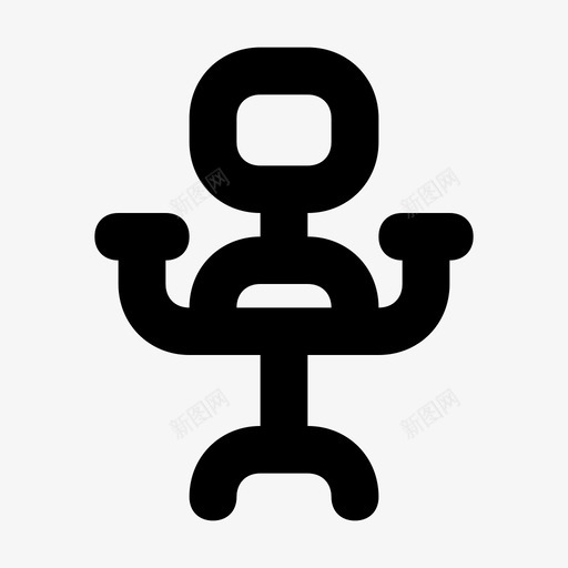 椅子扶手椅座椅图标svg_新图网 https://ixintu.com 协同 大纲 工作 座椅 扶手 椅子