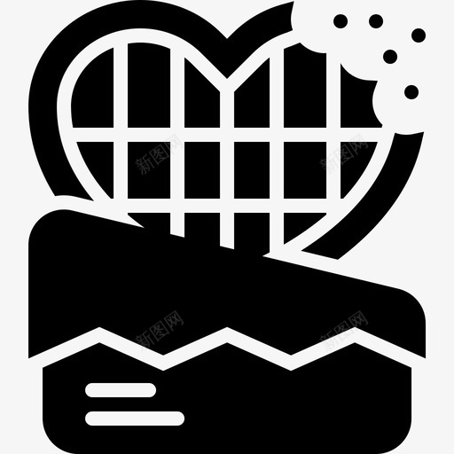 巧克力浪漫的爱情填充图标svg_新图网 https://ixintu.com 填充 巧克力 浪漫 爱情