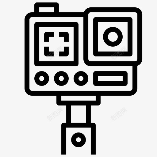 gopro动作摄像机电子图标svg_新图网 https://ixintu.com gopro 冒险 动作 摄像机 摄影 电子 科技