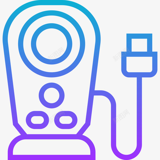音频小工具8渐变图标svg_新图网 https://ixintu.com 小工 工具 渐变 音频