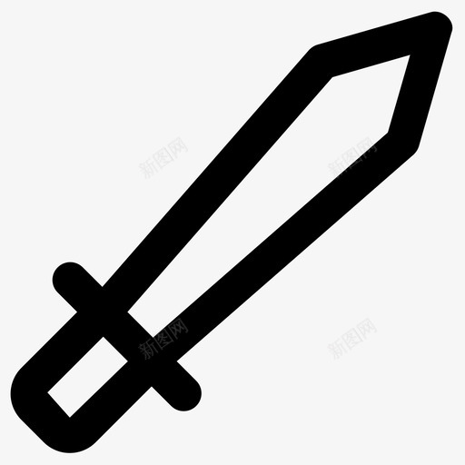 剑骑士中世纪图标svg_新图网 https://ixintu.com 中世纪 武器 骑士