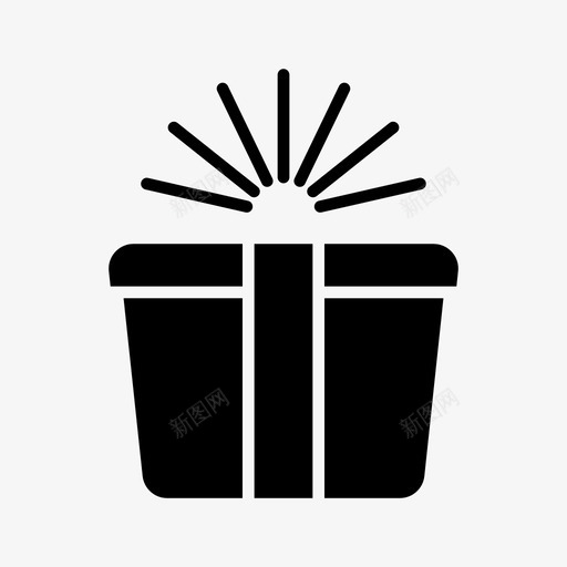 礼品礼盒礼品盒图标svg_新图网 https://ixintu.com 丝带 派对 礼品 礼品盒 礼物 礼盒