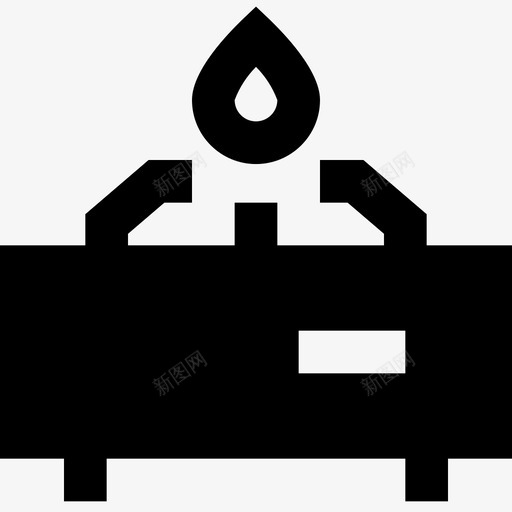 煤气炉烹饪家用图标svg_新图网 https://ixintu.com 厨房 实心 家用 烹饪 煤气炉