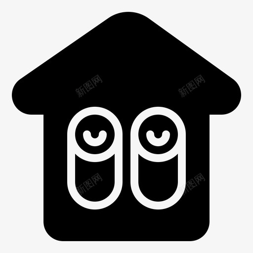 孤儿院收养孩子图标svg_新图网 https://ixintu.com 孤儿院 孩子 房子 收养