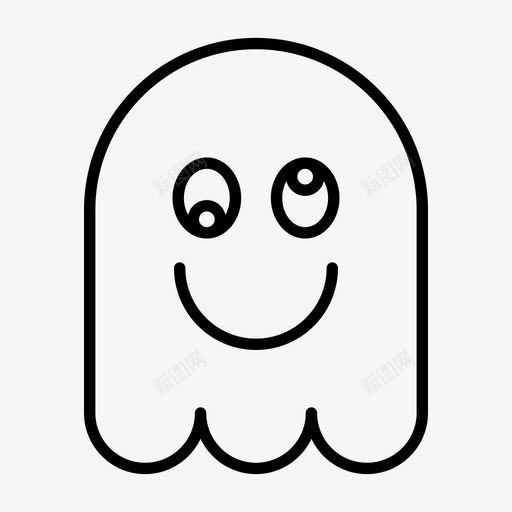 鬼魂头晕表情符号图标svg_新图网 https://ixintu.com 1行 万圣节 头晕 符号 表情 鬼魂