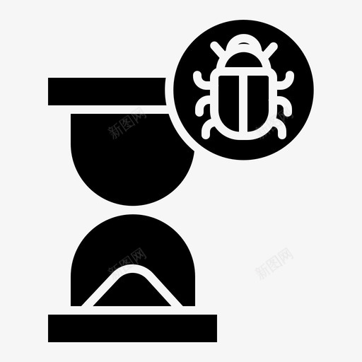 沙漏赛博3实心图标svg_新图网 https://ixintu.com 实心 沙漏 赛博