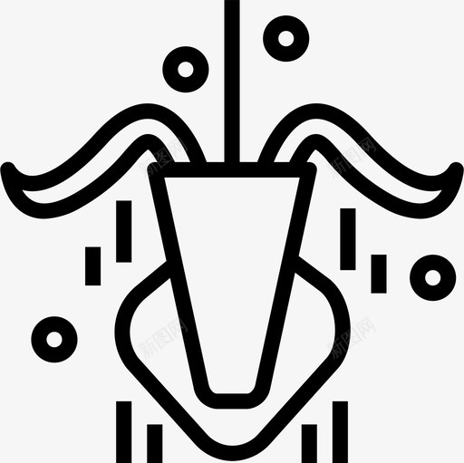 鱿鱼海鲜直系图标svg_新图网 https://ixintu.com 海鲜 直系 鱿鱼