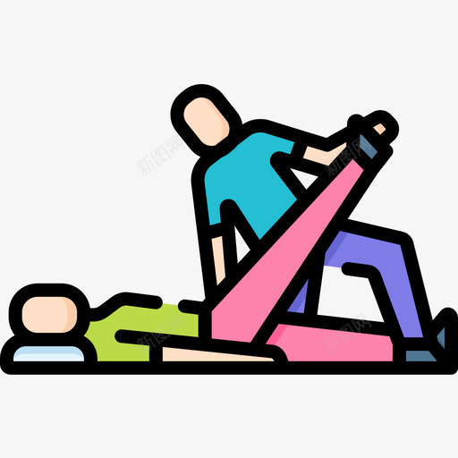 医疗保健治疗18线性颜色图标svg_新图网 https://ixintu.com 医疗保健 治疗 线性 颜色