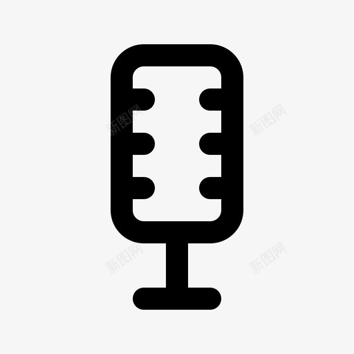 评论员现场麦克风图标svg_新图网 https://ixintu.com 图标 现场 系列 评论员 运动 麦克风