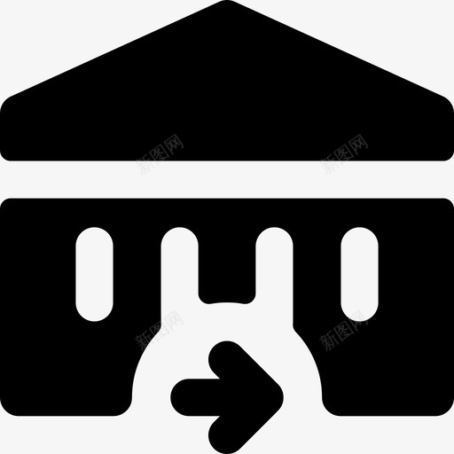 银行付款和财务2填充图标svg_新图网 https://ixintu.com 付款 填充 财务 银行