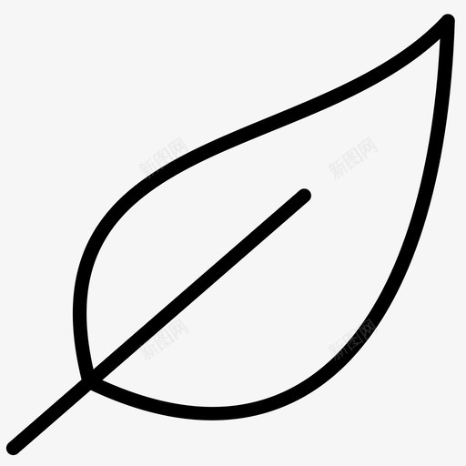 叶生态绿花图标svg_新图网 https://ixintu.com 生态 自然