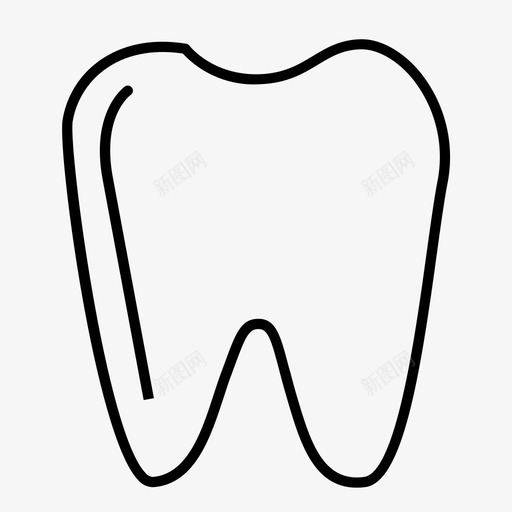 牙齿牙医口腔科图标svg_新图网 https://ixintu.com 口腔科 牙医 牙齿