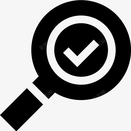 Loupe营销与增长2填充图标svg_新图网 https://ixintu.com Loupe 填充 增长 营销