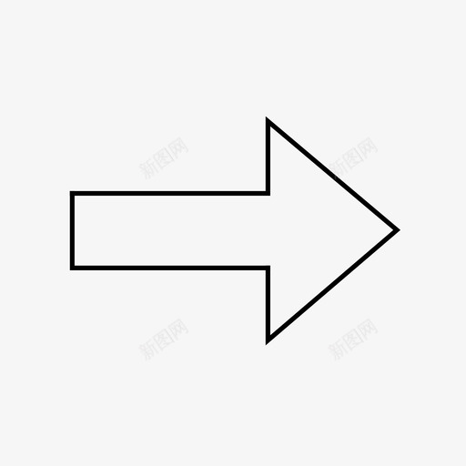 右箭头-1svg_新图网 https://ixintu.com 右箭头-1