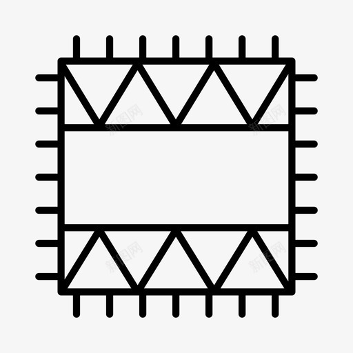 席子装饰室内装饰图标svg_新图网 https://ixintu.com 内饰 地毯 室内装饰 室内设计 席子 装饰